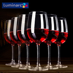 Luminarc 乐美雅 红酒杯140ml*6只装