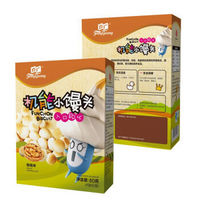 FangGuang 方广 宝宝零食 机能小馒头核桃味80g（4小袋分装） 2盒装