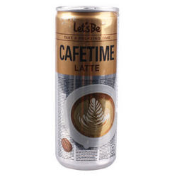 【京东超市】韩国进口 乐啡Let‘s be cafe time拿铁咖啡240ml*30罐