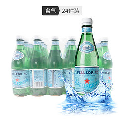 S.PELLEGRINO 圣培露 含气天然矿泉水 500ml*24瓶 （塑料瓶）