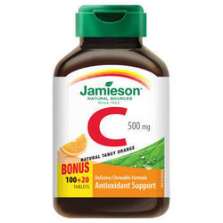 Jamieson 健美生 维生素C咀嚼片 橙味 120片