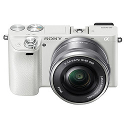 索尼(SONY) a6000微单相机 ILCE-6000L 促销套装 白色
