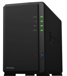 Synology 群晖 DS216play NAS网络存储