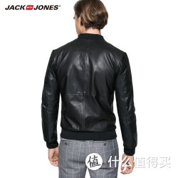 JackJones 杰克琼斯 C|216310510 男士皮夹克