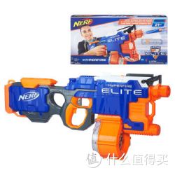 NERF热火 精英系列 B7661 连发超级火力发射器（蓝橙）+凑单品