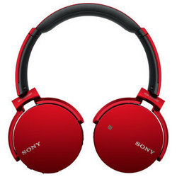 SONY 索尼 MDR-XB650BT 重低音无线立体声耳机（红色）