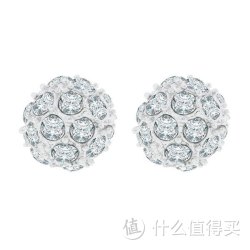 Diamond Style 钻石风尚 施华洛世奇水晶球耳钉 1对