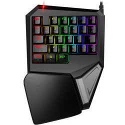 DeLUX 多彩 T9Plus 单手机械键盘 RGB背光