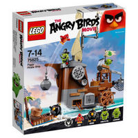 LEGO 乐高  Angry Birds 愤怒的小鸟系列 75825 猪盗船