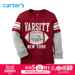Carter's 263G683 长袖假两件男童T恤