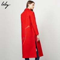 双11预告：Lily 116419F1902 女士长款外套