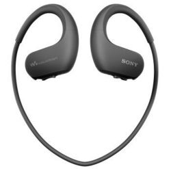 索尼（SONY）可穿戴式运动防水耳机mp3播放器 WS413 (黑色) 4G