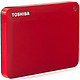 东芝（TOSHIBA）V8 CANVIO高端分享系列2.5英寸移动硬盘（USB3.0）2TB（活力红）