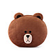 双11预告：LINE FRIENDS 布朗熊 毛绒公仔抱枕 30cm