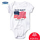 双11预告：Old Navy男婴儿 个性星标旗短袖一件式连体衣120255-1 老海军