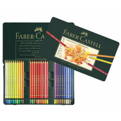 FABER-CASTELL 辉柏嘉 117560 水溶彩色铅笔60色 绿铁盒装 