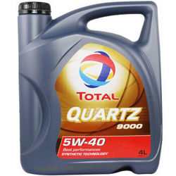 道达尔（Total）全合成机油 快驰Quartz 9000 5W-40 SN级 4L 法国原装进口