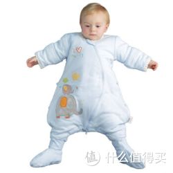 misslele 米乐鱼 秋冬夹棉婴儿睡袋 防踢被大象马戏团 蓝色90cm+凑单品