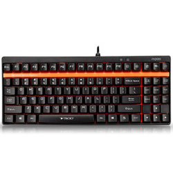 RAPOO 雷柏 V500 机械游戏键盘 机械茶轴 黑色版