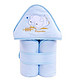 Elepbaby 象宝宝 婴幼儿多功能全棉针织抱被可爱小猪系列90*90cm蓝色