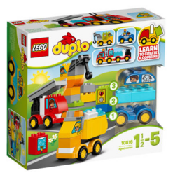 LEGO 乐高 DUPLO 得宝系列 10816 我的一组汽车与卡车套装