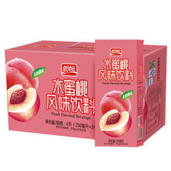 【京东超市】盼盼 水蜜桃汁 250ml*24盒 整箱 果汁饮料