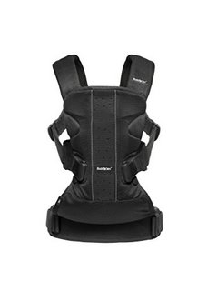 限prime会员：BABYBJORN Baby Carrier One Air, Black