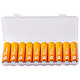 双鹿 5号电池五号碱性电池5号AA电池10粒装（橙子）儿童玩具挂钟鼠标键盘电池