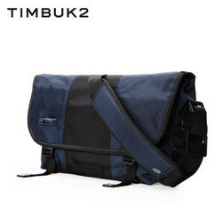 预售 美国Timbuk2天霸 新款潮流邮差包男女信使包单肩包斜挎包15.6寸笔记本电脑包 4090深蓝/黑色 S