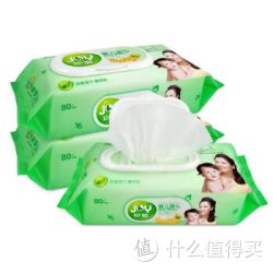 珍爱 treasure 婴儿柔湿巾 新生儿湿纸巾带盖 加厚棉柔  80片*3包 BB33
