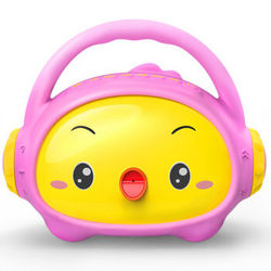 小鸡叫叫（Chicken JOJO）儿童早教故事机 学习机 便携音箱 给小天才们的礼物 蓝牙4G粉