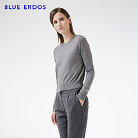 双11预告：BLUE ERDOS B266D0040 修身圆领女士羊毛衫