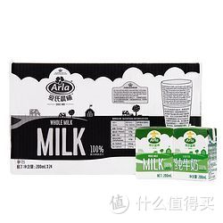 Arla 爱氏晨曦 全脂纯牛奶 200ml*24盒