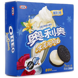 OREO 奥利奥 冰淇淋夹心饼干 香草味 318g