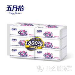 may flower 五月花 简纯餐巾纸 150抽*6包*2件