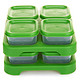 【京东超市】美国小绿芽（GreenSprouts）宝宝婴幼儿辅食PP储存盒60ml*8 绿色