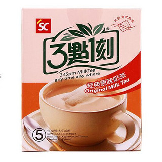3点1刻 可回冲式奶茶 5种口味 20g*5袋/盒