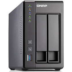QNAP 威联通 TS-251+ NAS网络存储器+2*4T NAS盘