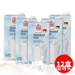 FINE FOOD 脱脂牛奶 1L*12
