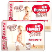 10点开始：HUGGIES 好奇 铂金装 成长裤大号 L4片*2