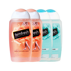 femfresh 芳芯 女性洗护液 250ml*4瓶（洋甘菊&清新各2瓶）