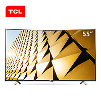 TCL D55A9C 55吋 曲面智能液晶电视（4K、HDR）