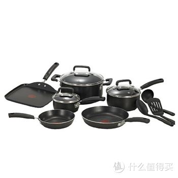 这款12件套锅具,采用T-fal特