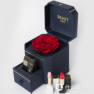 THE BEAST 野兽派 恋上你的唇 KissKiss唇膏永生花礼盒