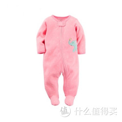 Carter's 1件式长袖连体衣包脚摇粒绒童装 *4件