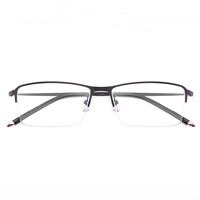 HAN HD4933 半框眼镜架 + 1.56非球面防蓝光镜片