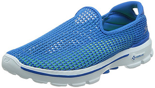 SKECHERS 斯凯奇 Go Walk 3系列 男士休闲运动鞋 6666002男子 蓝色 42.5