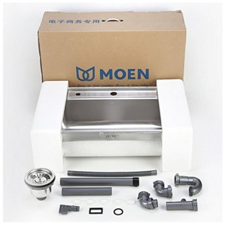 MOEN 摩恩 29002SL+GN70211 单槽净铅水槽套装