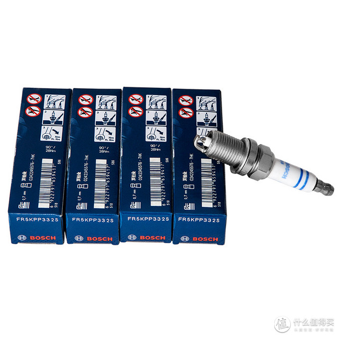 【省66元】铂金火花塞_BOSCH 博世 FR5KPP332S 火花塞 四只装（二代EA888)多少钱-什么值得买