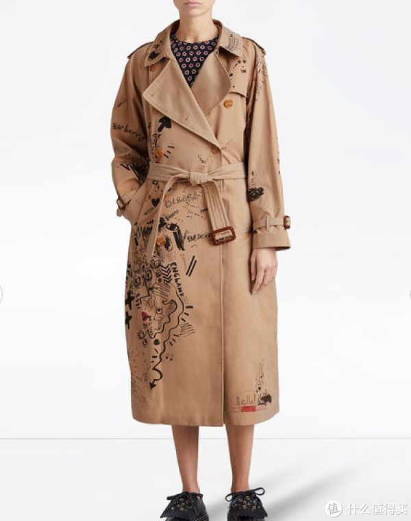 BURBERRY 博柏利 涂鸦印花风衣【报价 价格 评测 怎么样】 -什么值得买